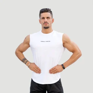 Drop Shoulder T-Shirt Performance - Bianco