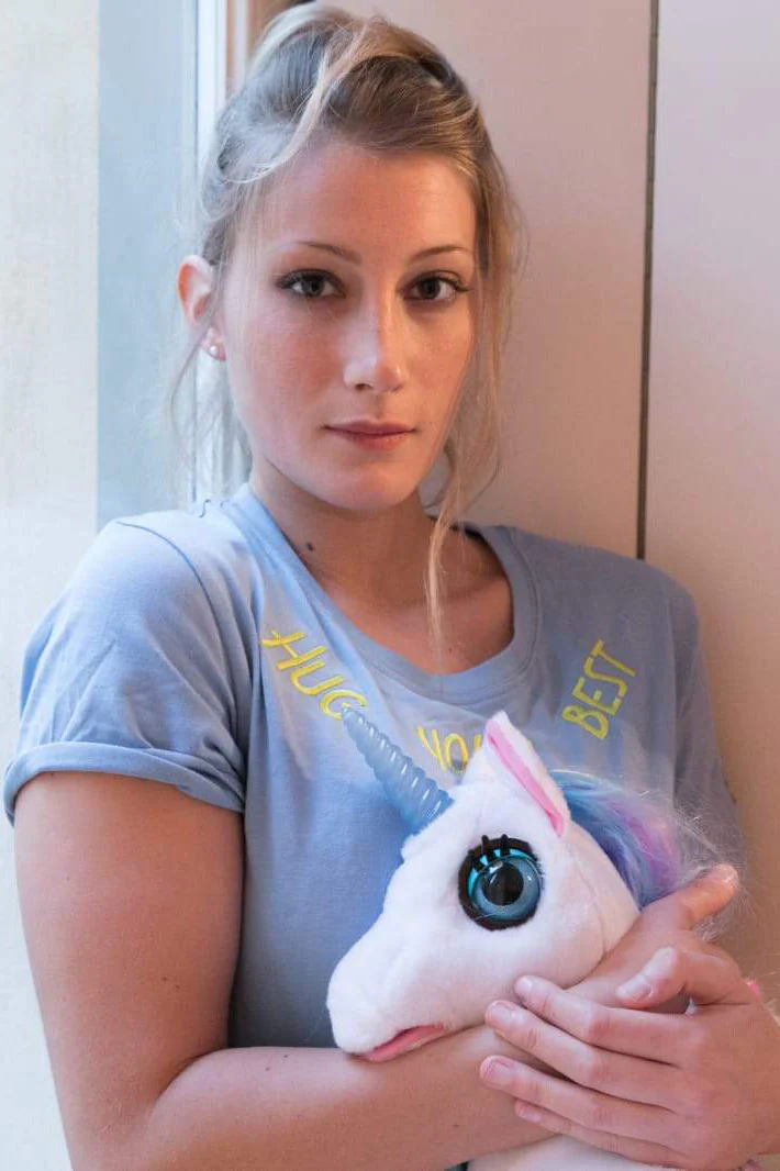 T-SHIRT DONNA AZZURRA - immagine 5