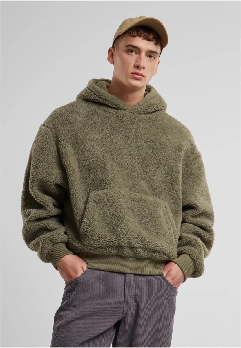 Oversized Teddy Hoody Green - immagine 2