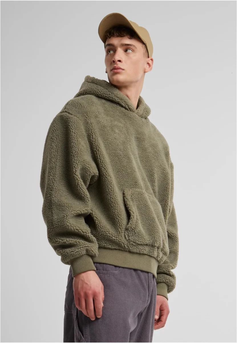 Oversized Teddy Hoody Green - immagine 5