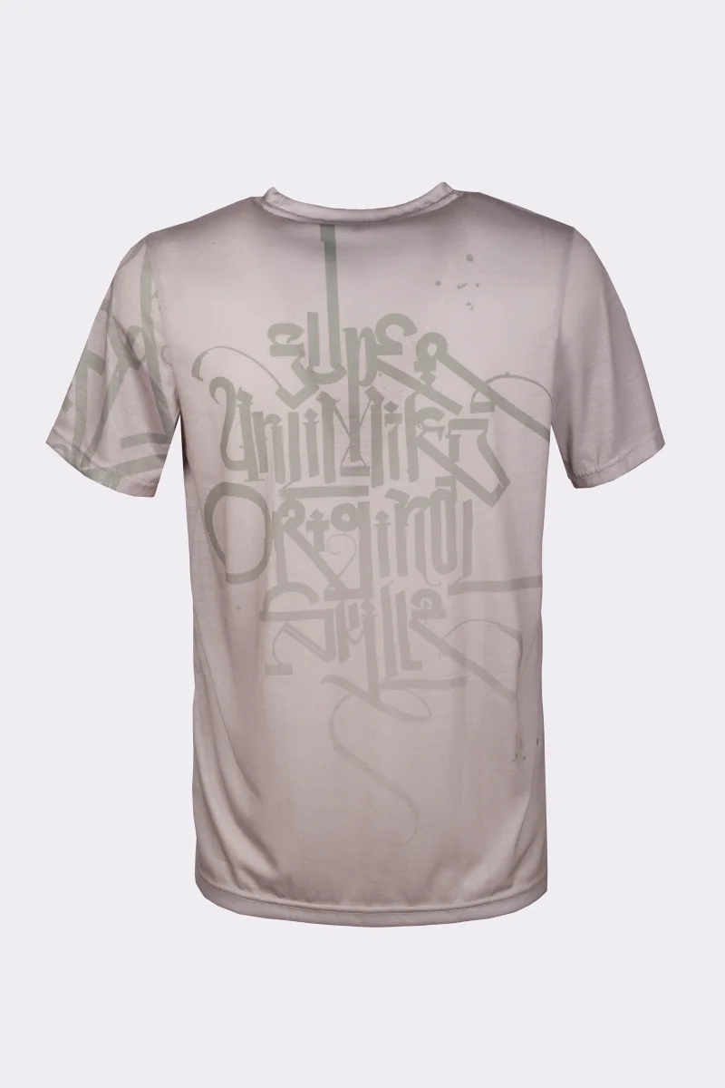 T SHIRT GRAFFITI STYLE INDELIBLE SKILLZ BEIGE - immagine 3