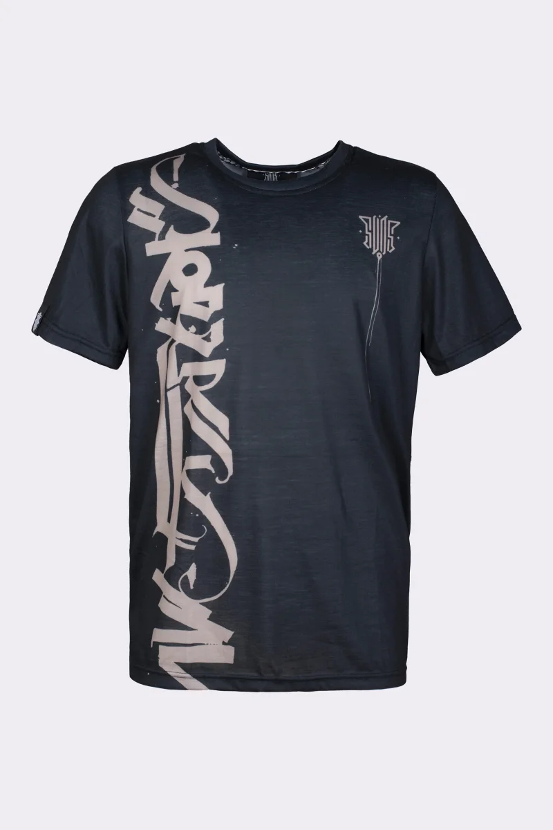T SHIRT GRAFFITI STYLE INDELIBLE SKILLZ BLACK