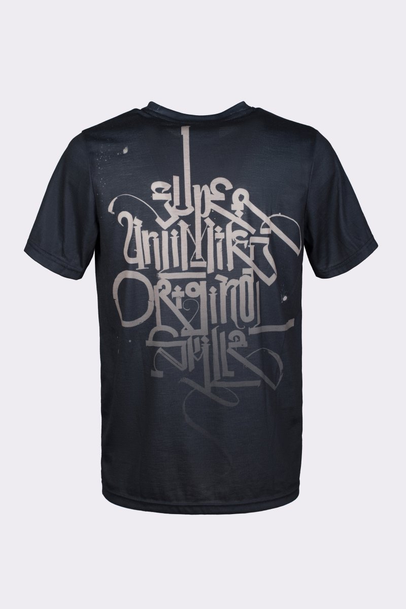 T SHIRT GRAFFITI STYLE INDELIBLE SKILLZ BLACK - immagine 3