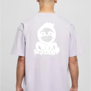 T SHIRT LILAC BRADIPO GRAFFITI SPRAY