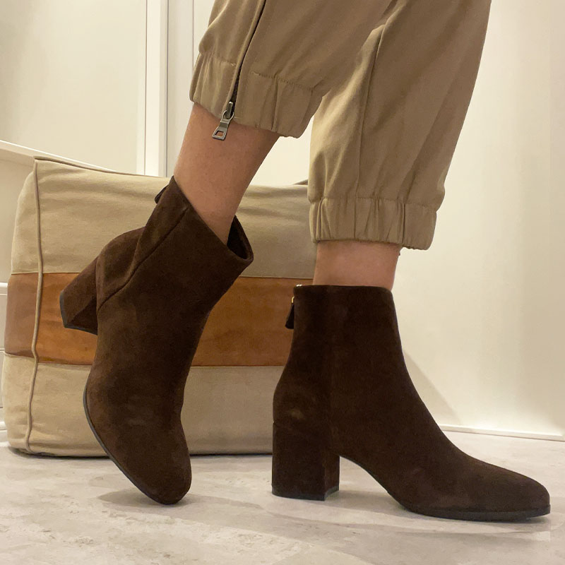 Cheville – Stivale Camoscio Chocolate