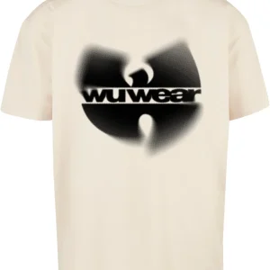 WU Wear Faded Logo Oversize Tee - Black