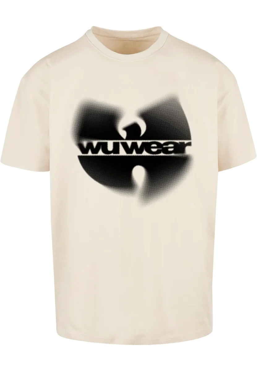 WU Wear Faded Logo Oversize Tee - Black