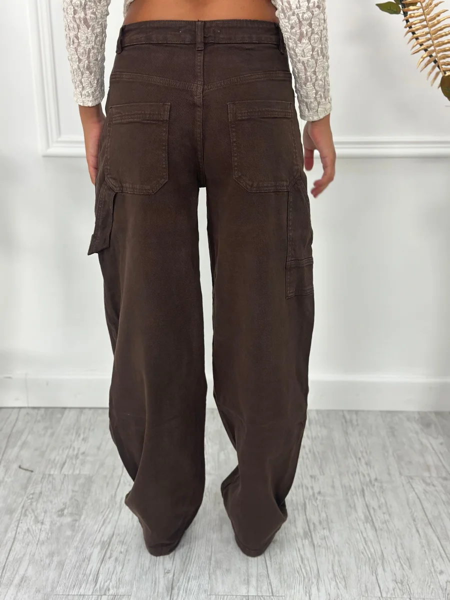 Jeans Balloon elastico Marrone 8948 - immagine 5