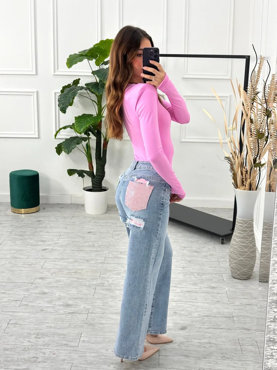 Jeans Palazzo LW1945 (poco elastico) - immagine 2