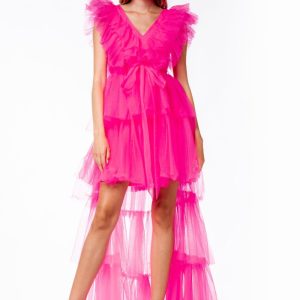 Abito lungo Princess con coda staccabile