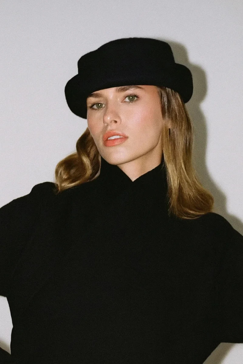 Berretto in lana retrò da donna | La Parisienne - immagine 2