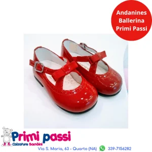 Ballerina Rossa incorociatina fiocco (19-26)