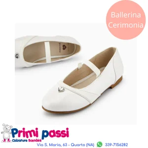 Ballerina Bianca Laminata (26-38)