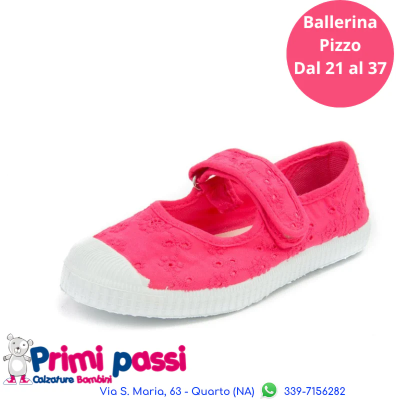 Ballerina Tela - Rosa Vivo Pizzo - immagine 2