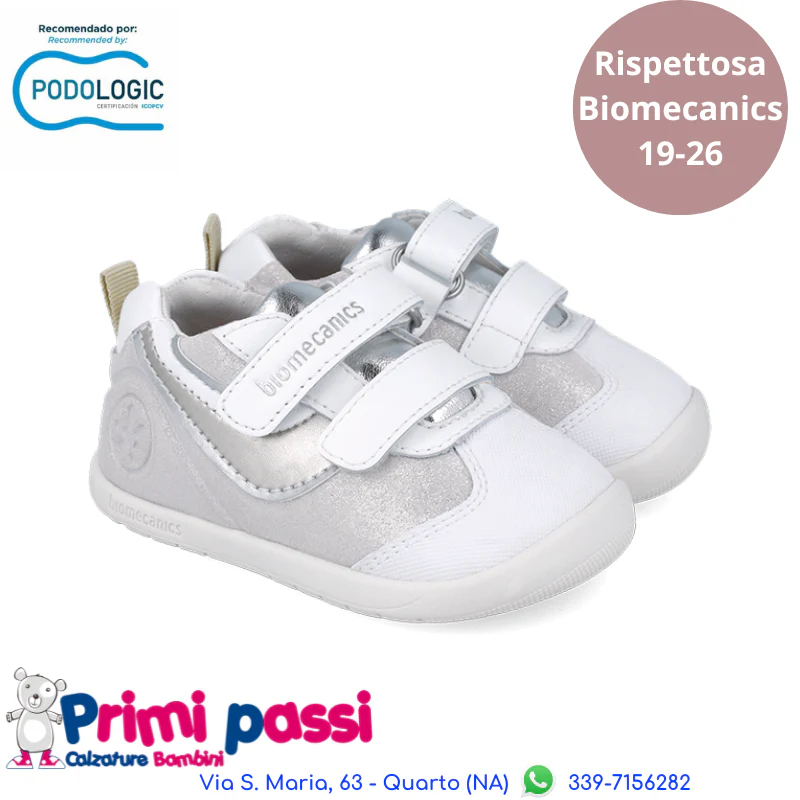 Biomecanics Wider Primi Passi Sportiva Bianca/Laminato - immagine 2