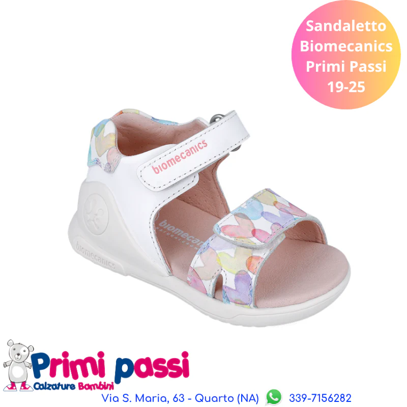 Sandalo Primi Passi Biomecanics Bianco/Panna - immagine 2