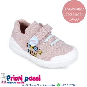 Sneakers Tela BioEvolution Rosa jeans