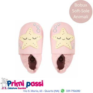 Bobux Soft Sole - Stella Marina rosa