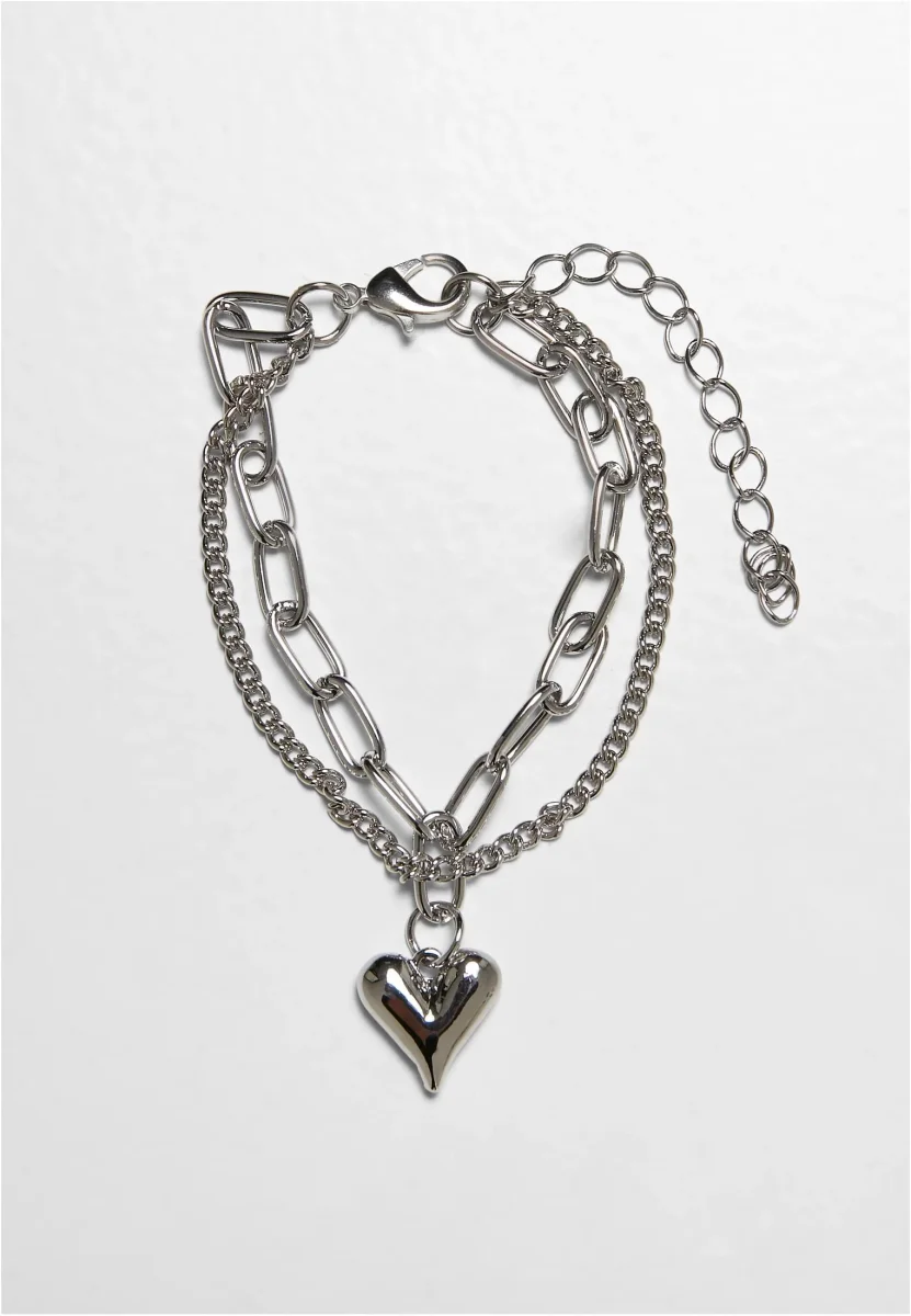 BRACCIALE HEART ICON CON CIONDOLO A FORMA DI CUORE - immagine 2