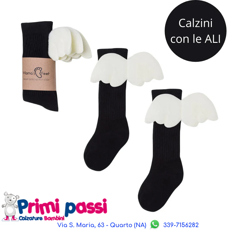 Calzini Angels Nero - immagine 2