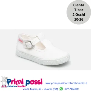 Cienta 2 Occhi Tela - Bianco