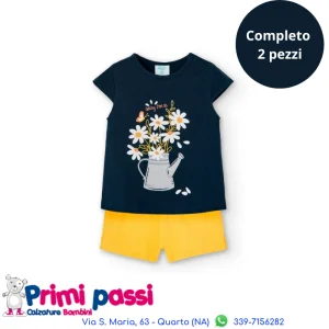Completino Maglietta e Short Giallo (12M - 8A)