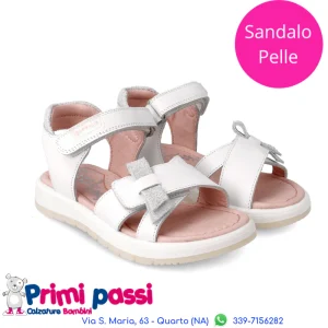 Sandalo bianco intreccio