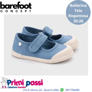 Igor Ballerina Tela Barefoot Concept - Denim