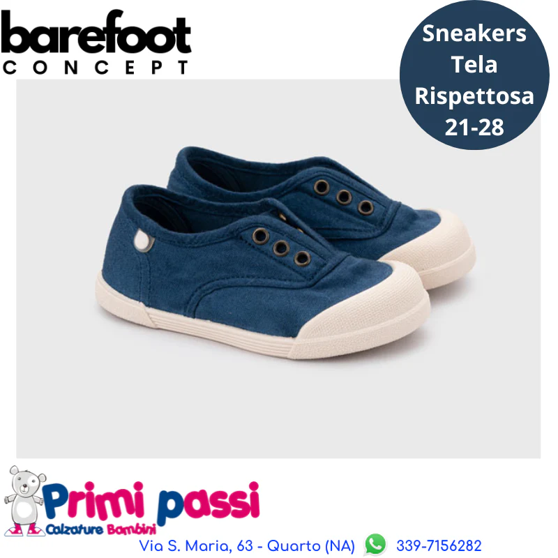 Igor Sneakers Tela Barefoot Concept - Marino
