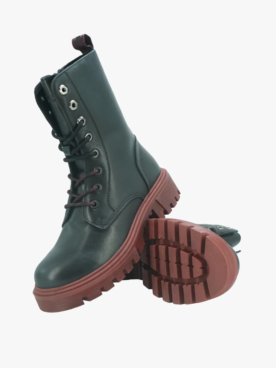 Anfibi Donna in Pelle Nera - immagine 4