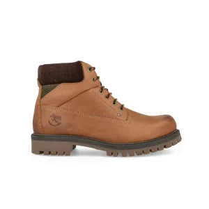 Jeep Anfibi Uomo in Pelle Red Brown