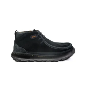 Jeep Stivaletti Polacchino Uomo in Camoscio Blu Navy