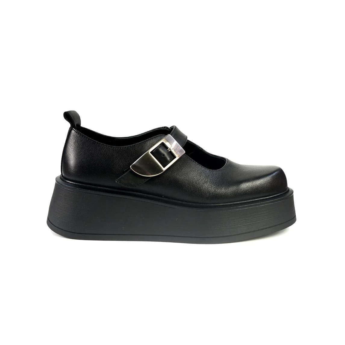 Ballerine con Zeppa Bruno Premi in Pelle Nero - immagine 2