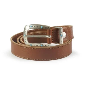 Spatarella Cintura Donna in Pelle Cuoio