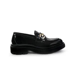 Vueva Mocassini Donna con Morsetto in Naplak Nero