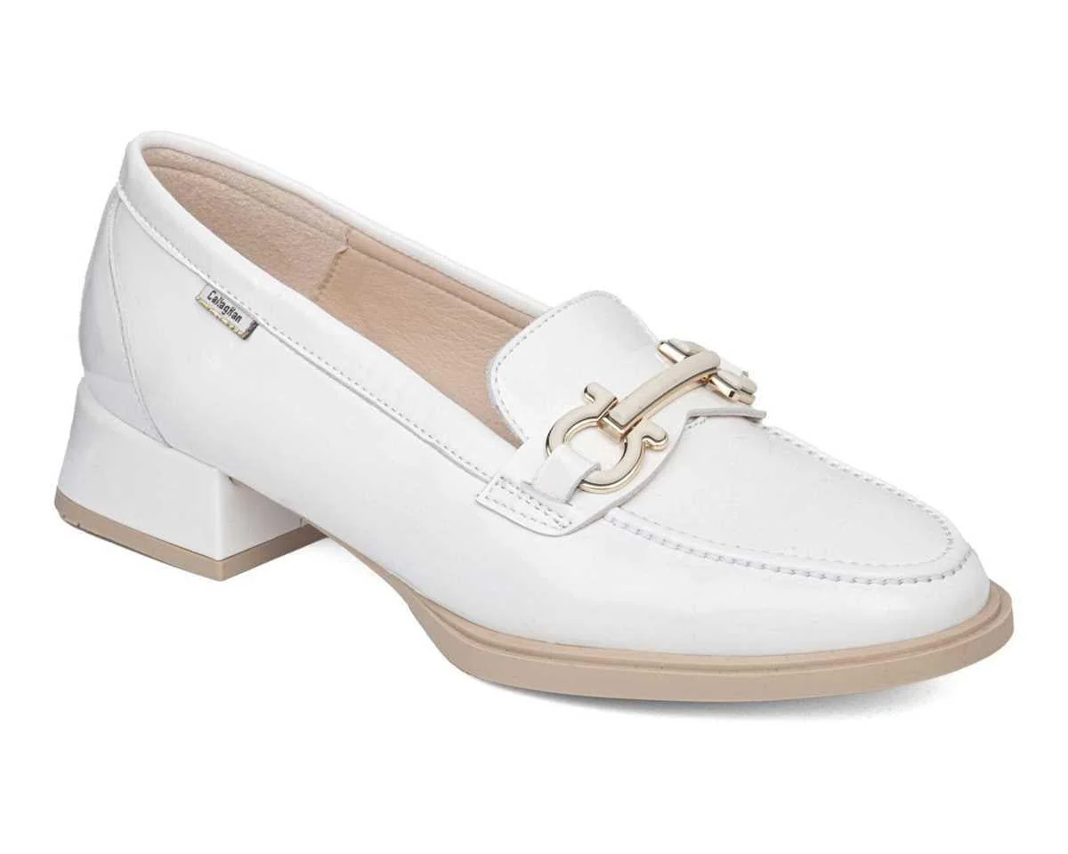Mocassini Donna Vernice Bianco