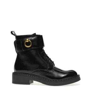 Anfibi Donna in Pelle Nera