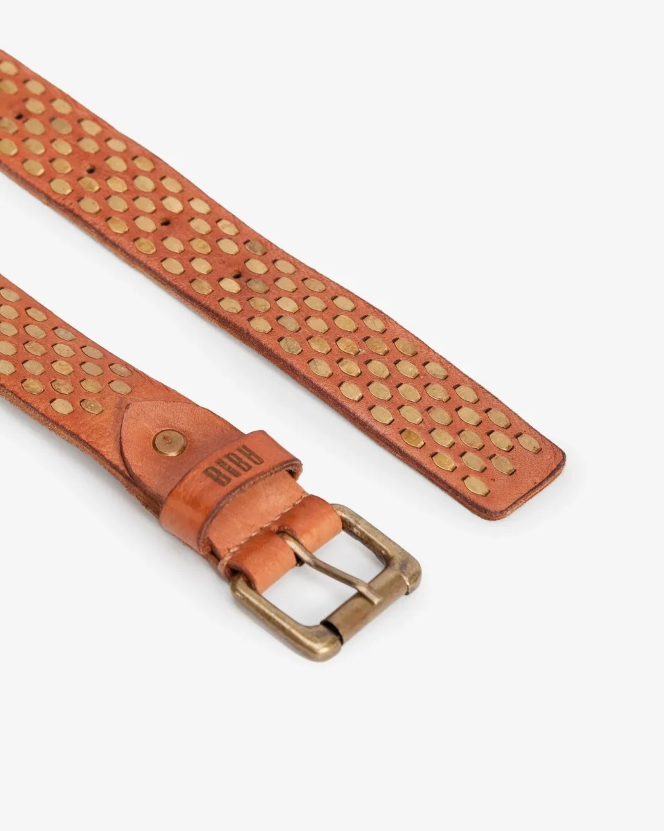 Cinture Donna con Borchie in Pelle Cuoio - immagine 3