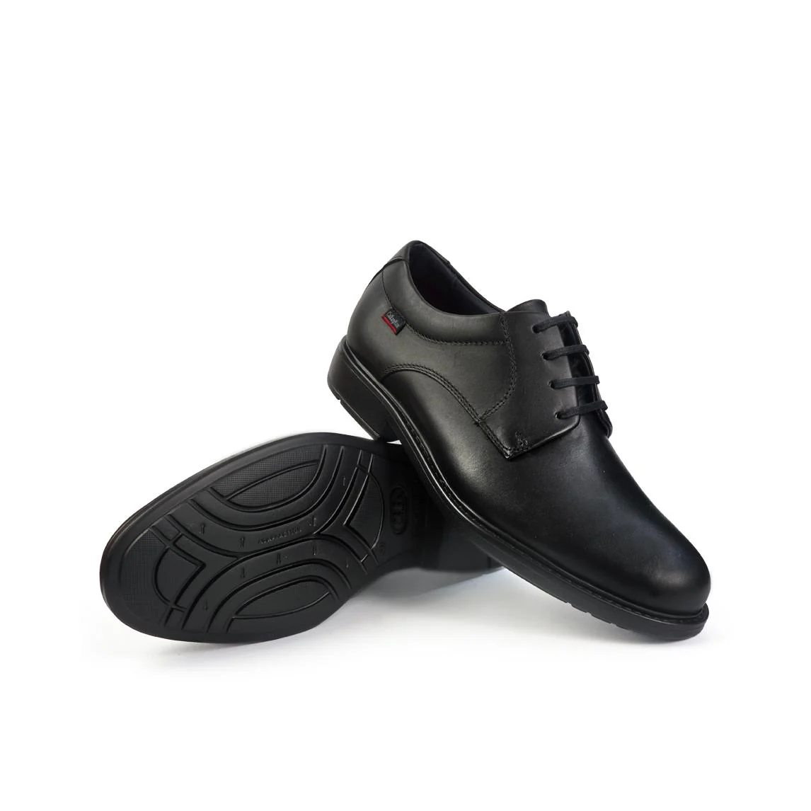 Callaghan Francesina Liscia Uomo Elegante in Pelle Nero - immagine 4