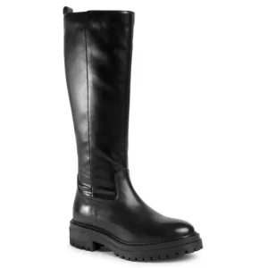 Stivali al Ginocchio Pelle Nero