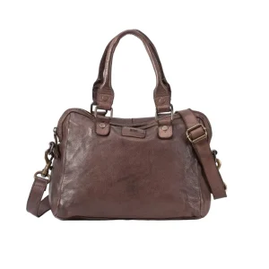Biba Borsa Bowling Donna con Tracolla in Pelle Marrone