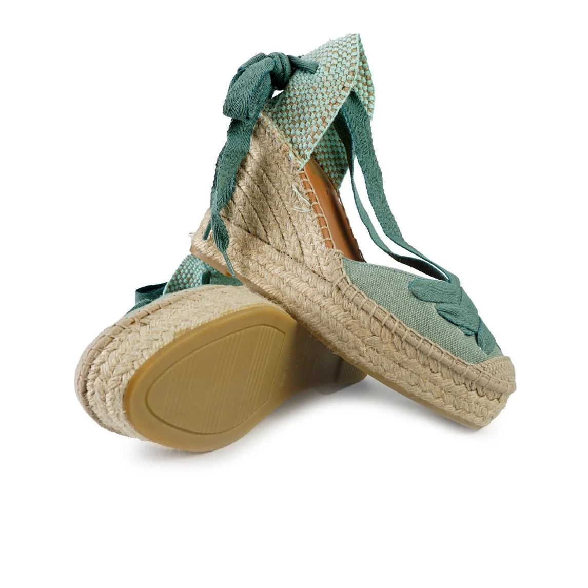 Viguera Espadrillas Alte con Lacci Menta - immagine 3