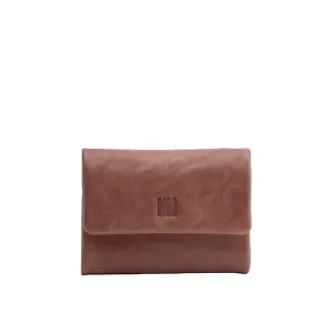 Biba Portafoglio in Pelle Taupe con Portamonete