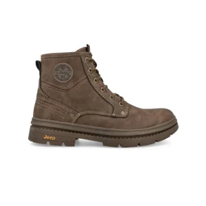 Jeep Anfibi Uomo in Pelle Marrone