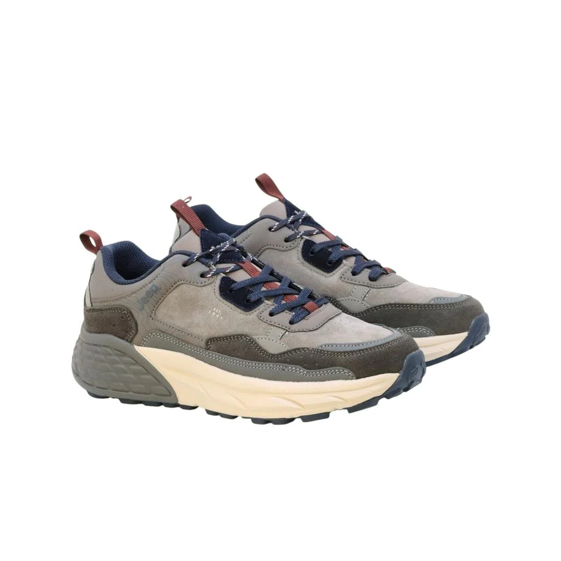 Jeep Sneakers Uomo Multicolor Grigio - immagine 3