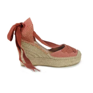 Viguera Espadrillas Alte con Lacci Terra