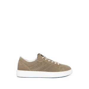 Nero Giardini Sneakers Uomo Bassa in Camoscio Biscotto