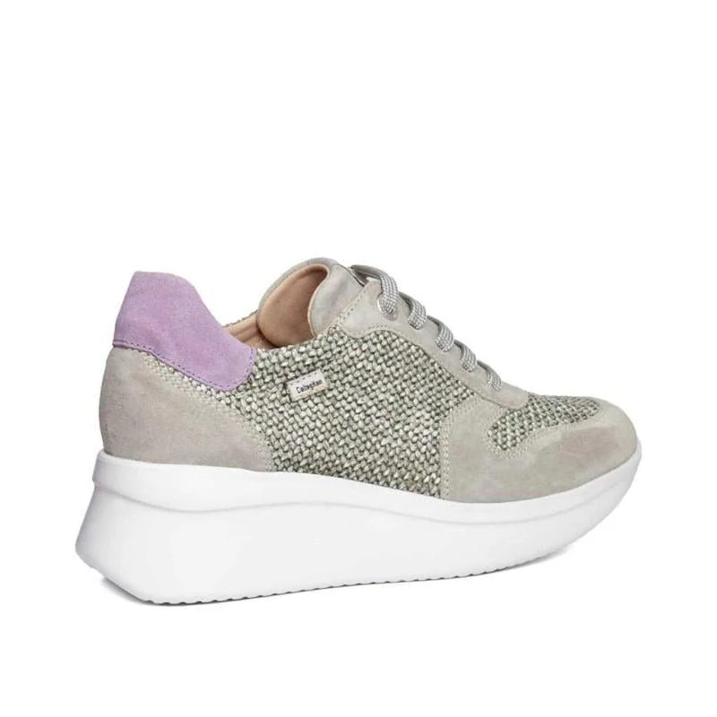 Sneakers Donna Verde Zeppa - immagine 3