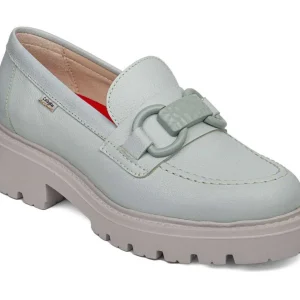 Mocassini Donna Pelle Verde