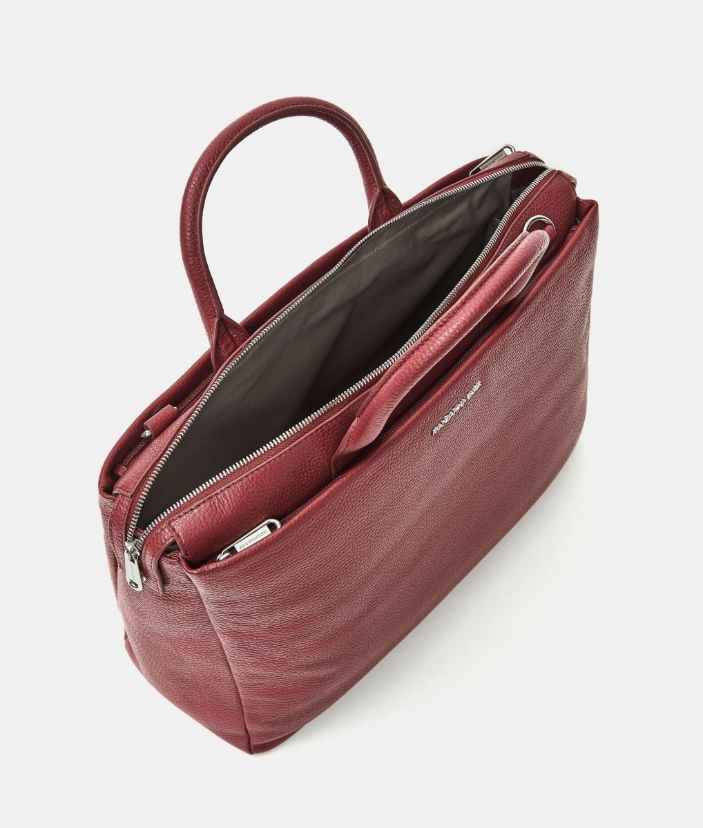 Borsa Lavoro Mandarina Duck in Pelle Grape Porta PC 15 Pollici - immagine 3